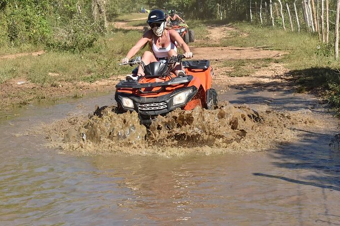 River Cave and Macao Beach Half-Day Quad Bike Adventure - Riding the ATVs: Mud, Control, and Staying Comfortable