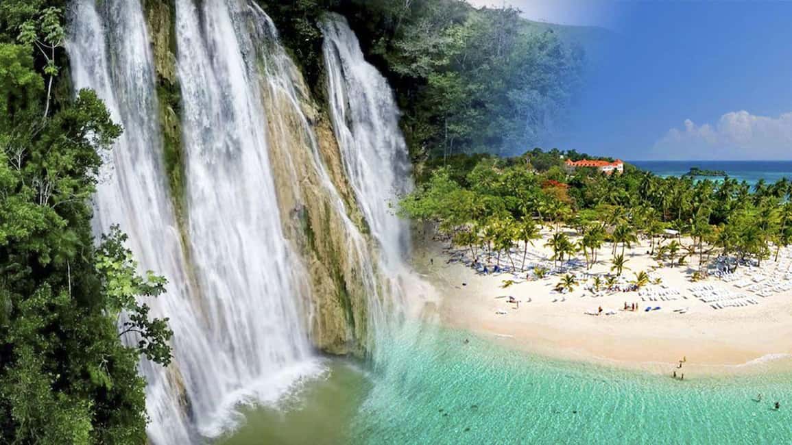 Samana Whale watching and Bacardi Island from Punta Cana - El Limón Waterfall: the tallest-in-the-Caribbean moment