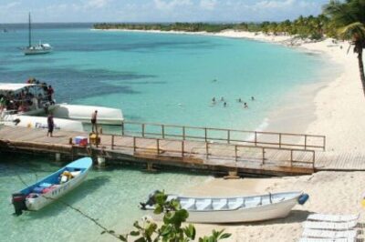 Saona Island Tour from Punta Cana with Lunch, Open Bar & Pickup - Catamaran to the Natural Pool: Swim first, worry later