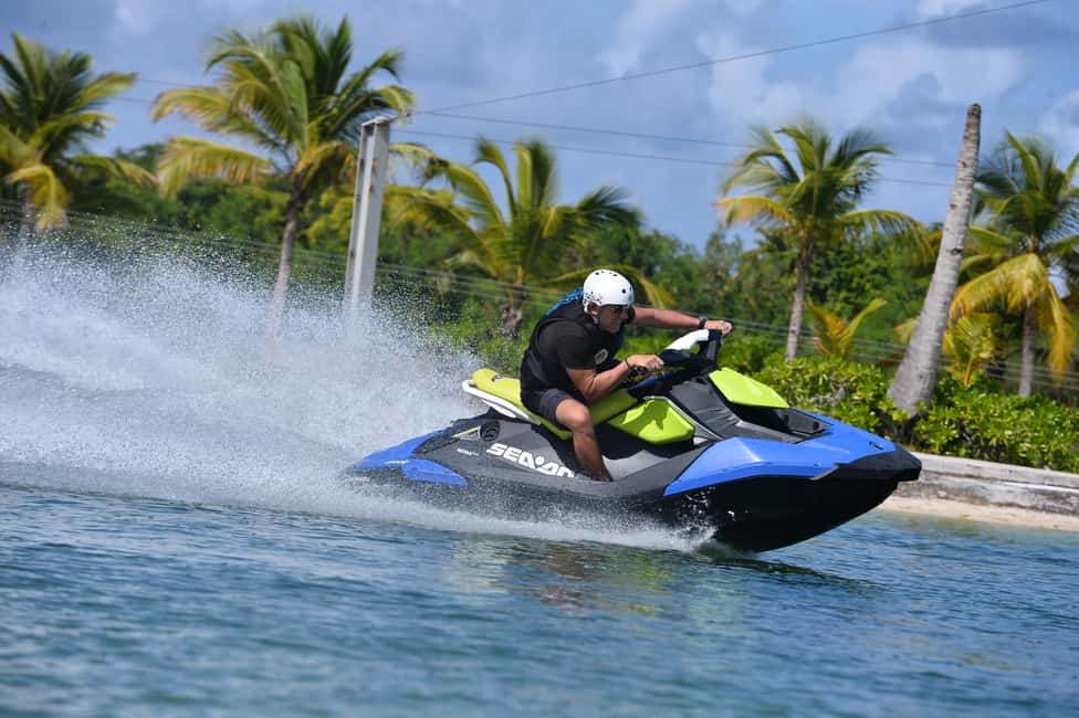 THE ONLY JET SKI TOUR IN PUNTA CANA - An Extreme Water-Spot Day Near Downtown Punta Cana