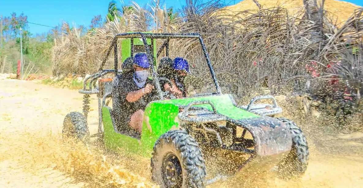 Tour in buggy half-day and beach cenote :Punta Cana - Taino cenote swim: cool water, natural setting, and the crowd factor