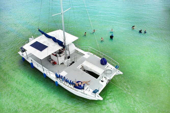 VIP Catamaran with Snorkeling - VIP catamaran setup: transport, gear, and that party-boat energy