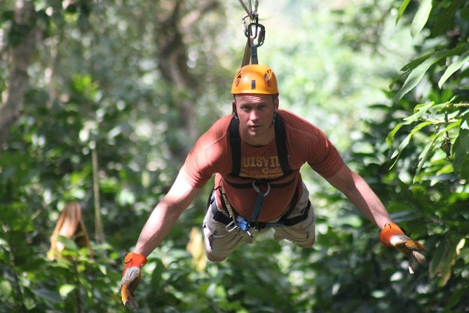 Zip Line - Half Day Trip - Safety System That Keeps You Attached: Petzel Gear, Dual Cables, Lifeline