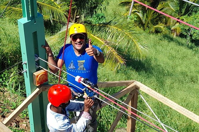 Zip Line Park in Punta Cana With Pick Up - Safety first: what dual lines and a lifeline really mean