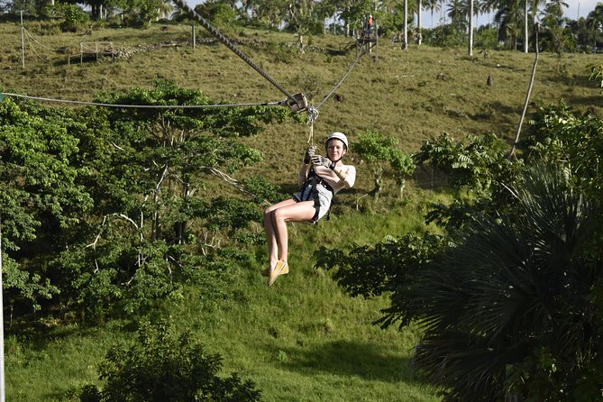 Ziplining from Punta Cana - Unique Carbon Fiber lines in Punta Cana - Views Over the Canopy: What You See From 60 Feet Up